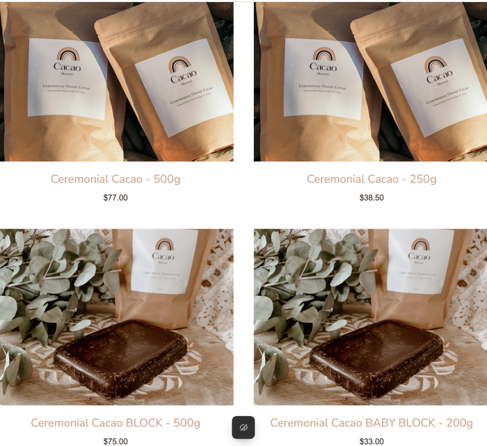 Pure Cacao - Chunks, Blocks, Crumble.